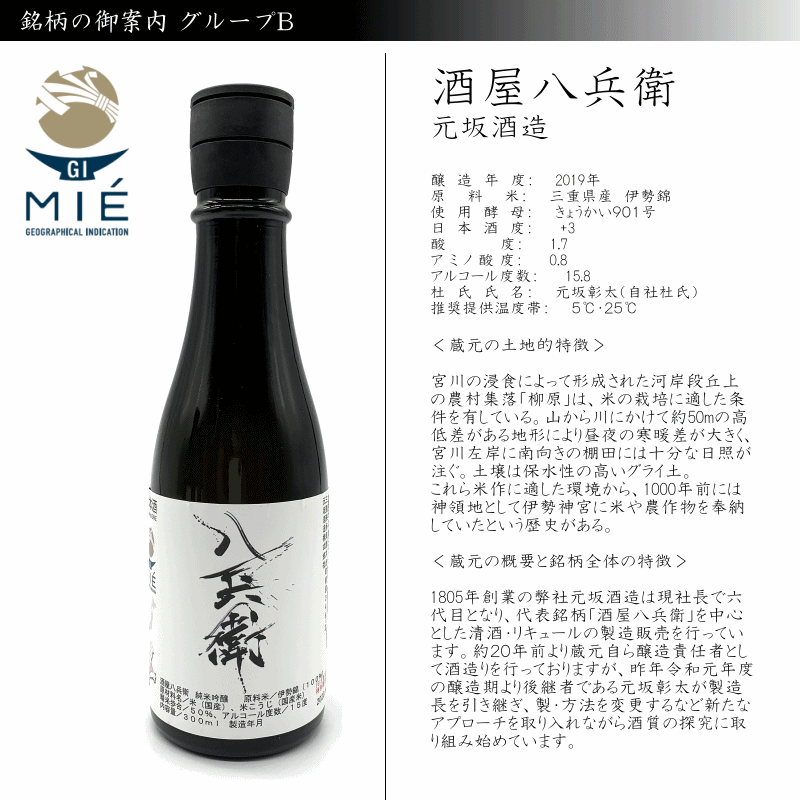 三重県　日本酒　GI三重