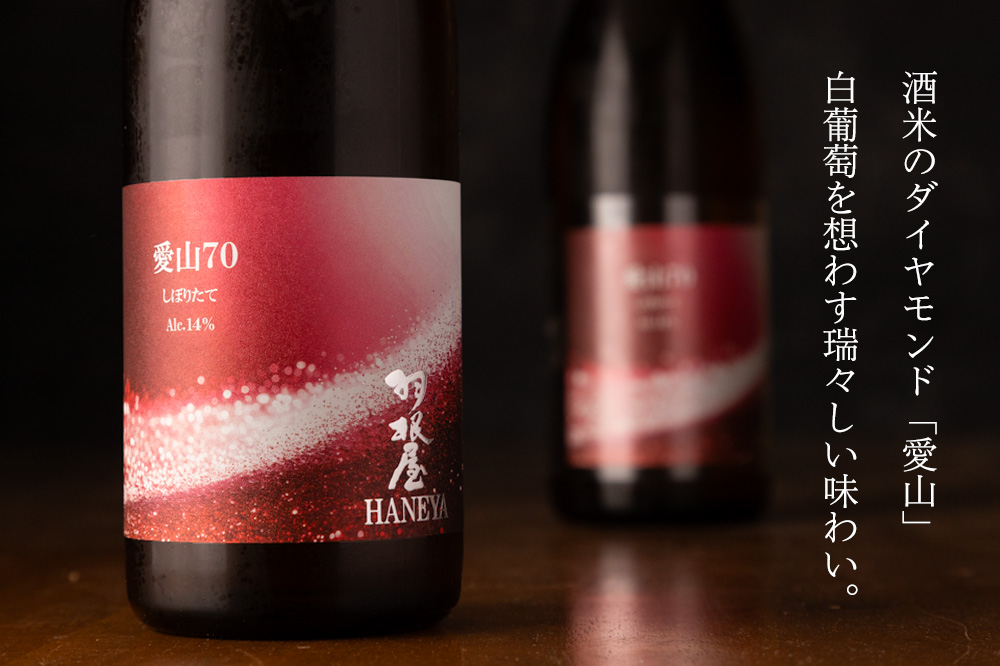 羽根屋 はねや 愛山 70 しぼりたて 生酒 | 日本酒 | 富美菊酒造