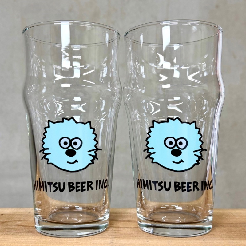 ひみつビール ラッコちゃんノニックパイントグラス 1個 クラフトビール